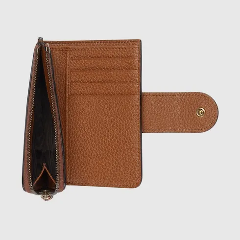 Medium Double G Wallet With Bamboo