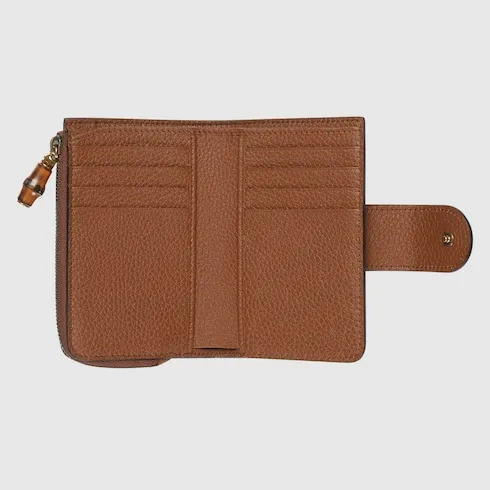 Medium Double G Wallet With Bamboo
