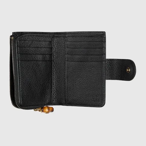 Medium Double G Wallet With Bamboo