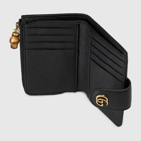 Medium Double G Wallet With Bamboo