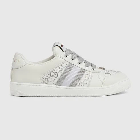 Gg Crystal Screener Sneaker