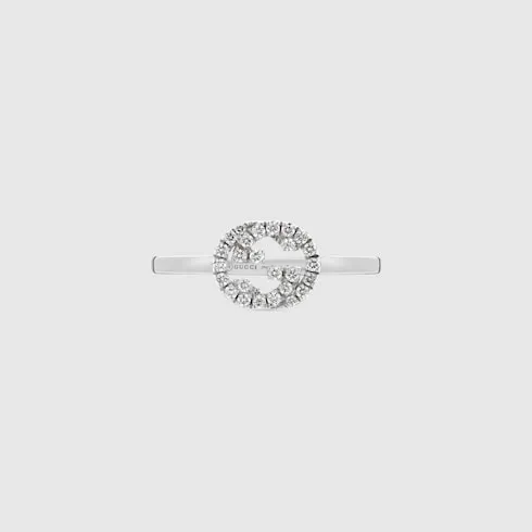 Gucci Interlocking Diamond 18K Ring