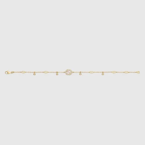 Gucci Interlocking Diamond 18K Bracelet