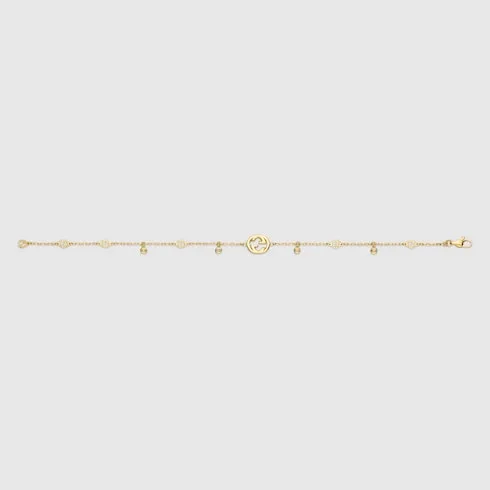 Gucci Interlocking Diamond 18K Bracelet