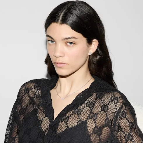 Gucci Interlocking Diamond 18K Necklace