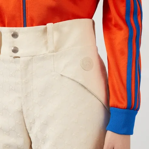 Gg Cotton Canvas Trouser