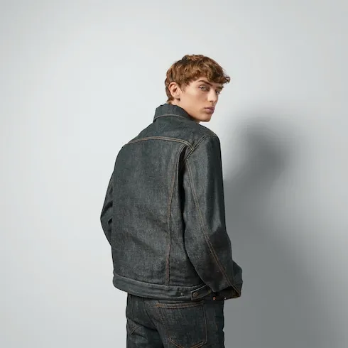 Gg Reversible Denim Jacket