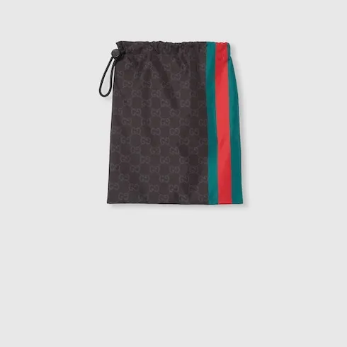 Gg Print Nylon Swim Shorts
