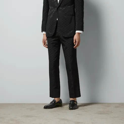 Gg Cotton Viscose Formal Trouser