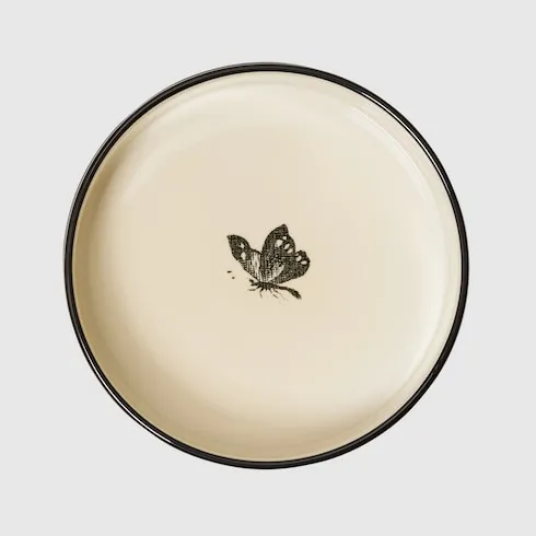 Large Herbarium Print Pet Bowl