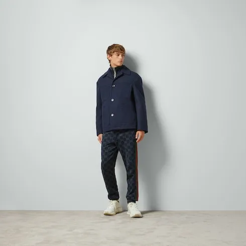 Gg Jersey Cotton Track Bottoms