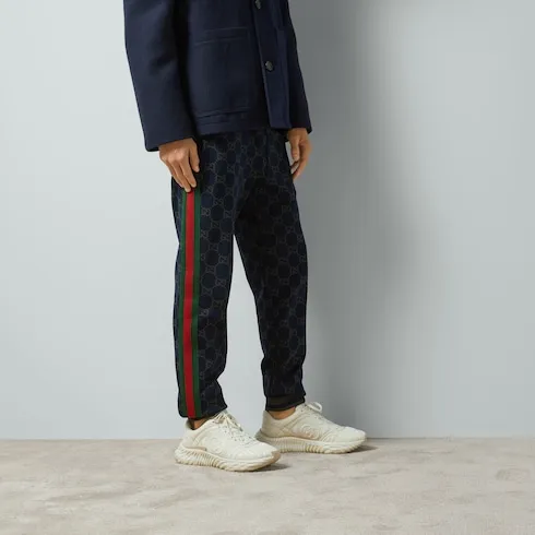 Gg Jersey Cotton Track Bottoms