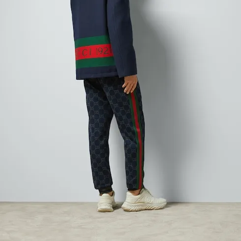 Gg Jersey Cotton Track Bottoms