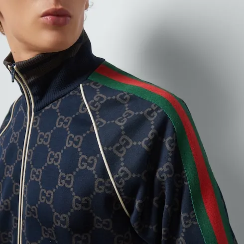 Gg Jersey Cotton Jacket