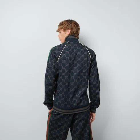 Gg Jersey Cotton Jacket