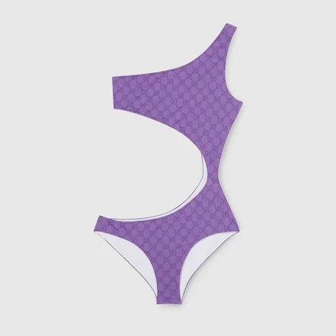 Printed Gg Stretch Jersey Swimsuit