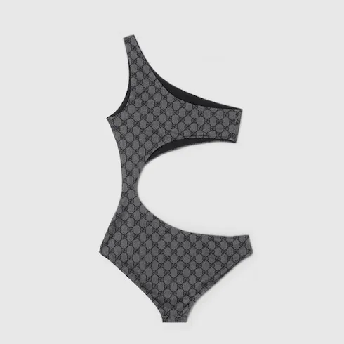 Printed Gg Stretch Jersey Swimsuit