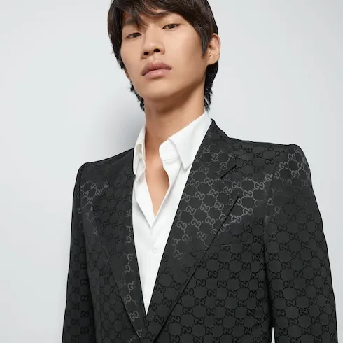 Gg Cotton Viscose Formal Jacket