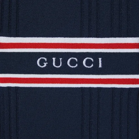 Polo Top With Striped Trim