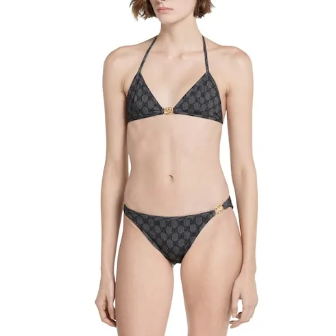 Printed Gg Stretch Jersey Bikini