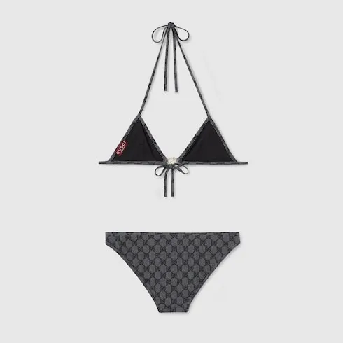 Printed Gg Stretch Jersey Bikini
