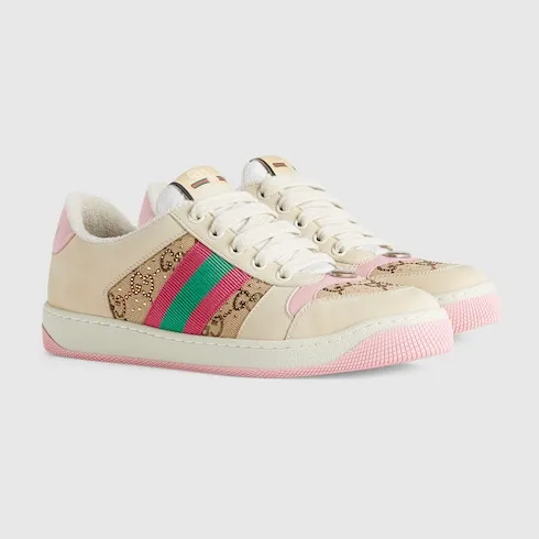 Gg Crystal Screener Sneaker
