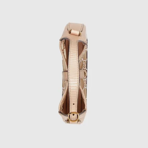 Jackie 1961 Mini Crystal Gg Lizard Bag