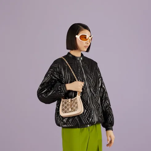 Jackie 1961 Mini Crystal Gg Lizard Bag