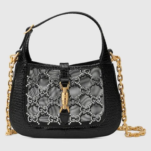 Jackie 1961 Mini Lizard Shoulder Bag
