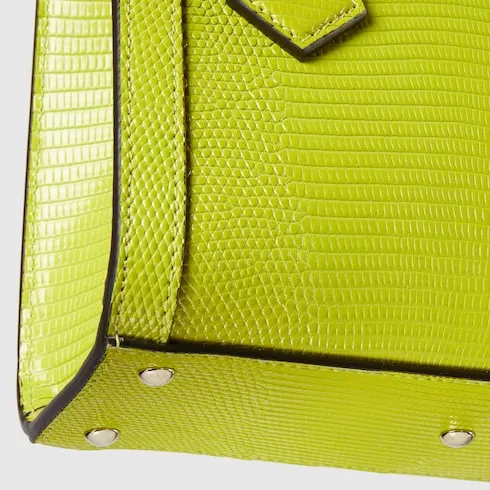 Gucci Diana Lizard Small Tote Bag