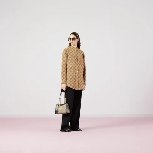 Maxi Gg Canvas Shirt