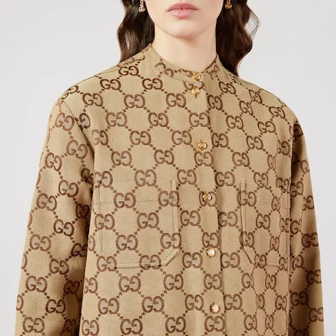 Maxi Gg Canvas Shirt