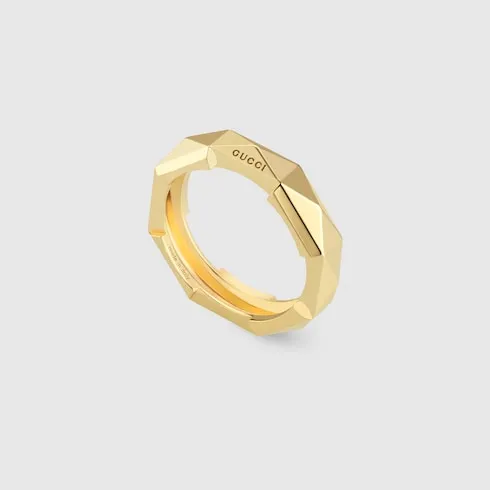 Gucci Link To Love 18K Studded Ring