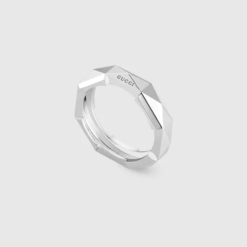 Gucci Link To Love 18K Studded Ring
