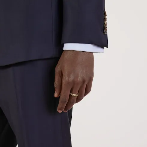 Gucci Link To Love 18K Studded Ring