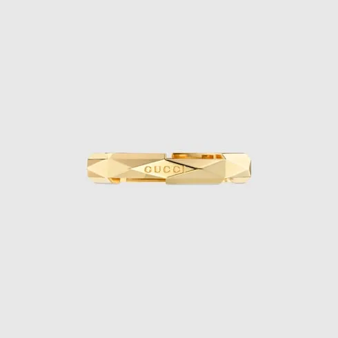 Gucci Link To Love 18K Studded Ring