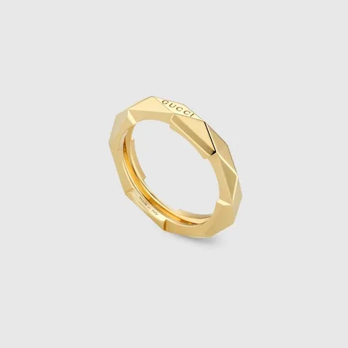 Gucci Link To Love 18K Studded Ring