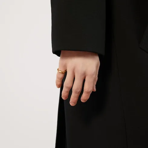 Gucci Link To Love 18K Studded Ring