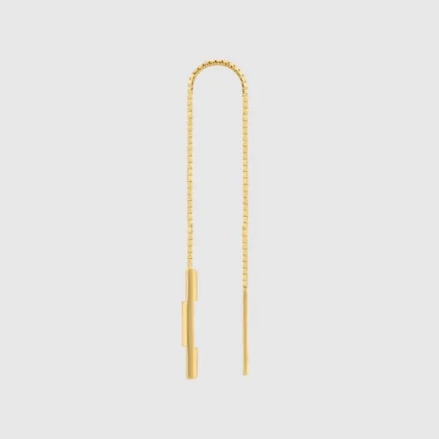 Gucci Link To Love 18K Chain Earrings