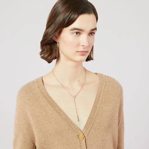 Gucci Link To Love 18K Lariat Necklace