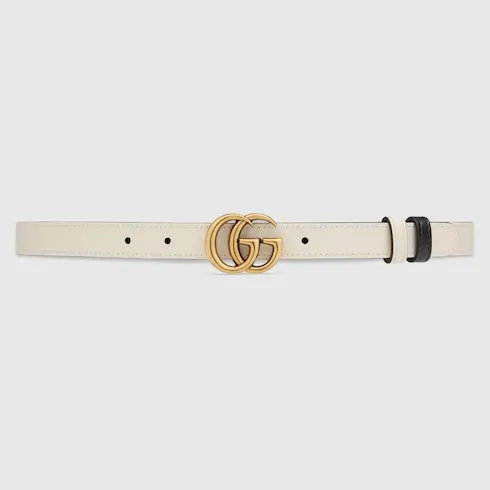 Gg Marmont Reversible Thin Belt