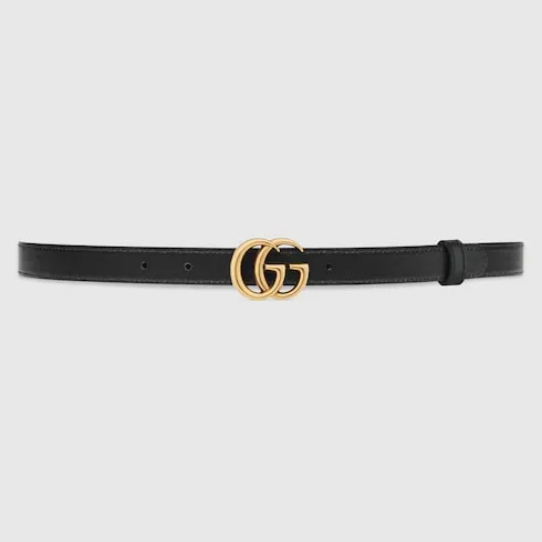 Gg Marmont Reversible Thin Belt