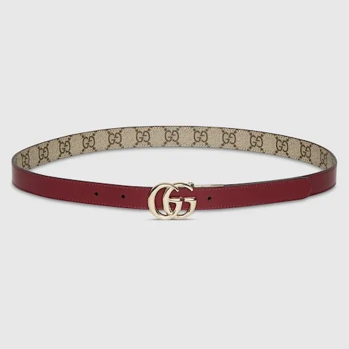 Reversible Gg Marmont Thin Belt