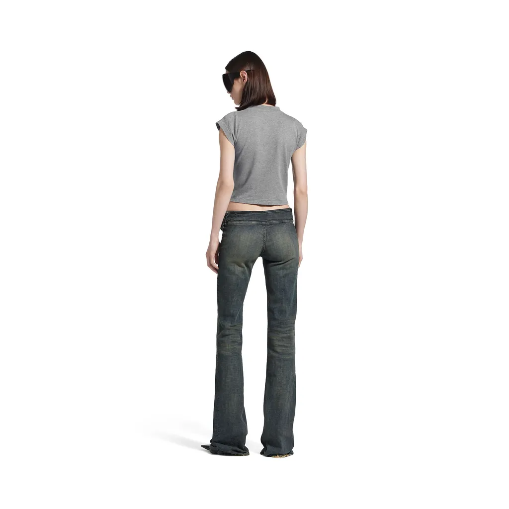 Buckle Bootcut Pants