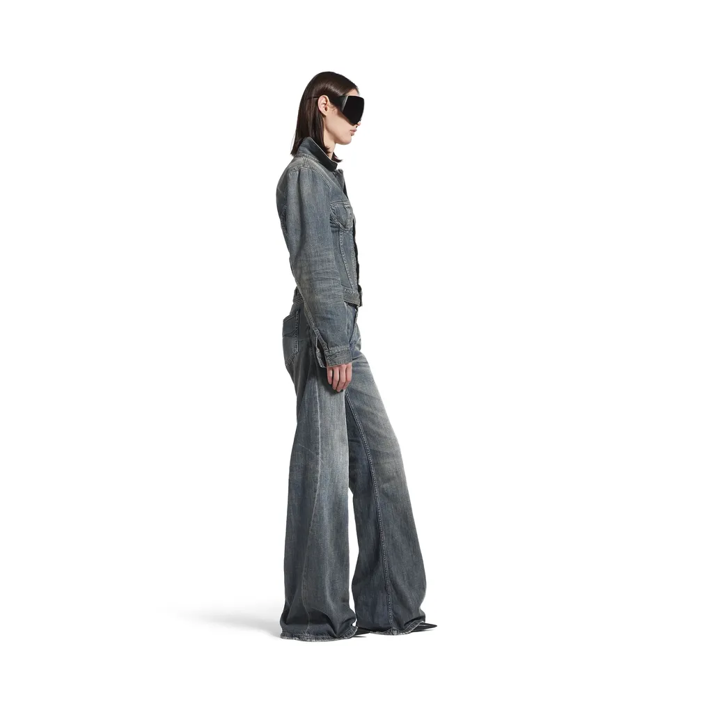 Corseted Denim Jacket