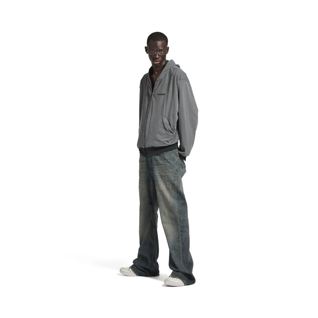 Back Reversible Zip-Up Hoodie