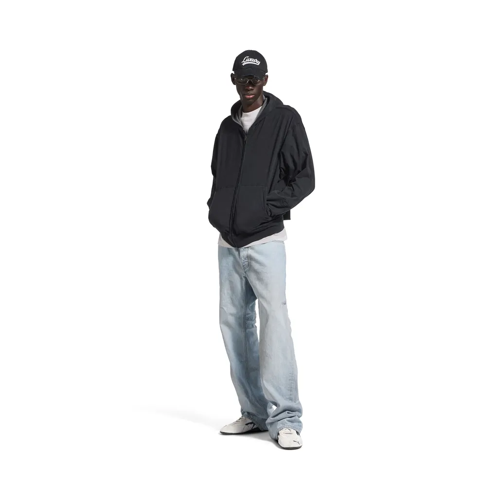 Back Reversible Zip-Up Hoodie