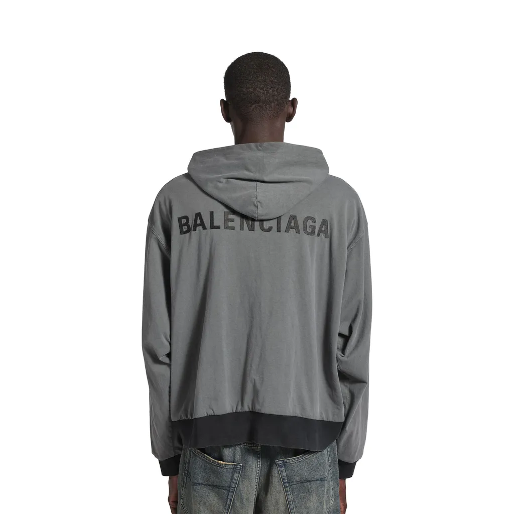 Back Reversible Zip-Up Hoodie