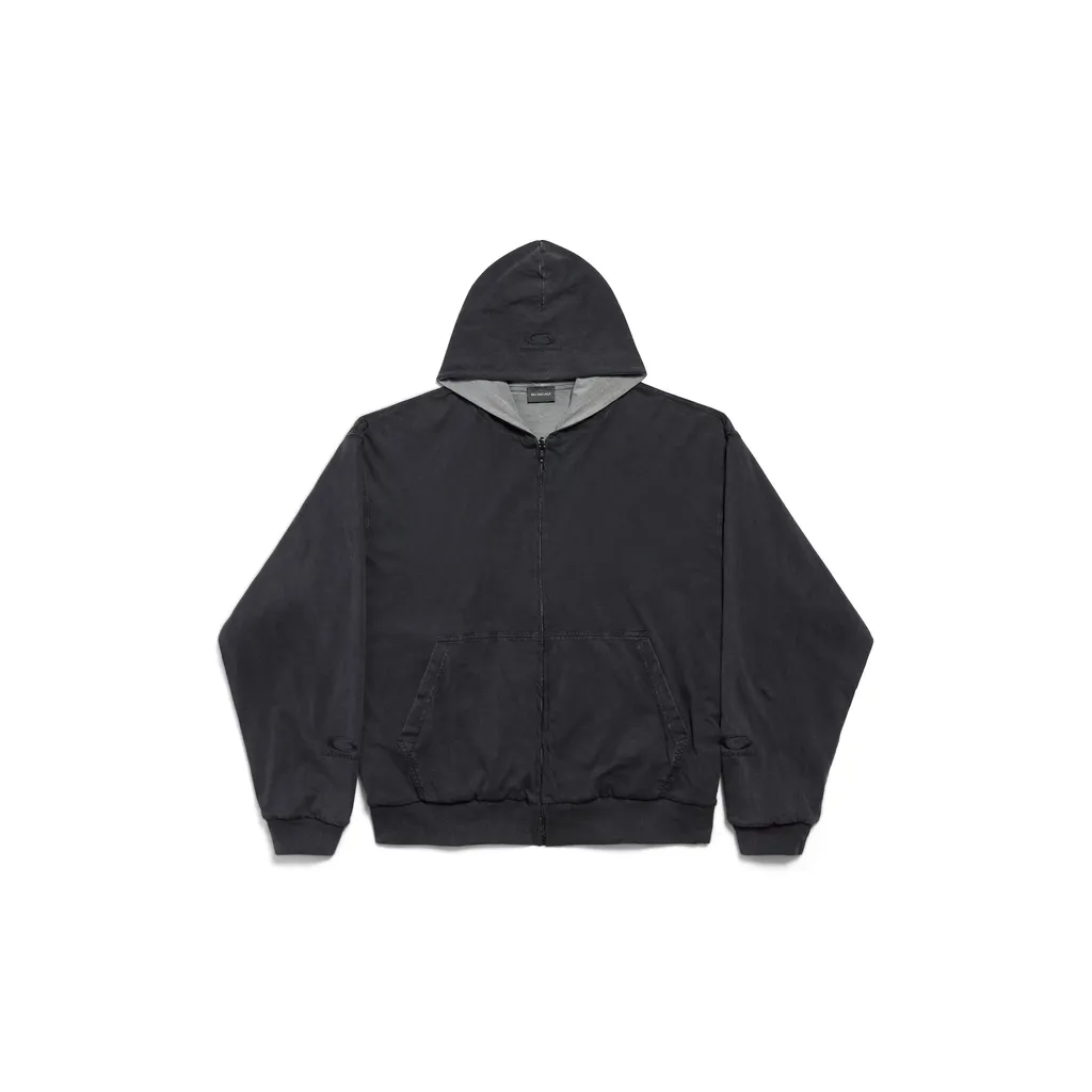 Back Reversible Zip-Up Hoodie