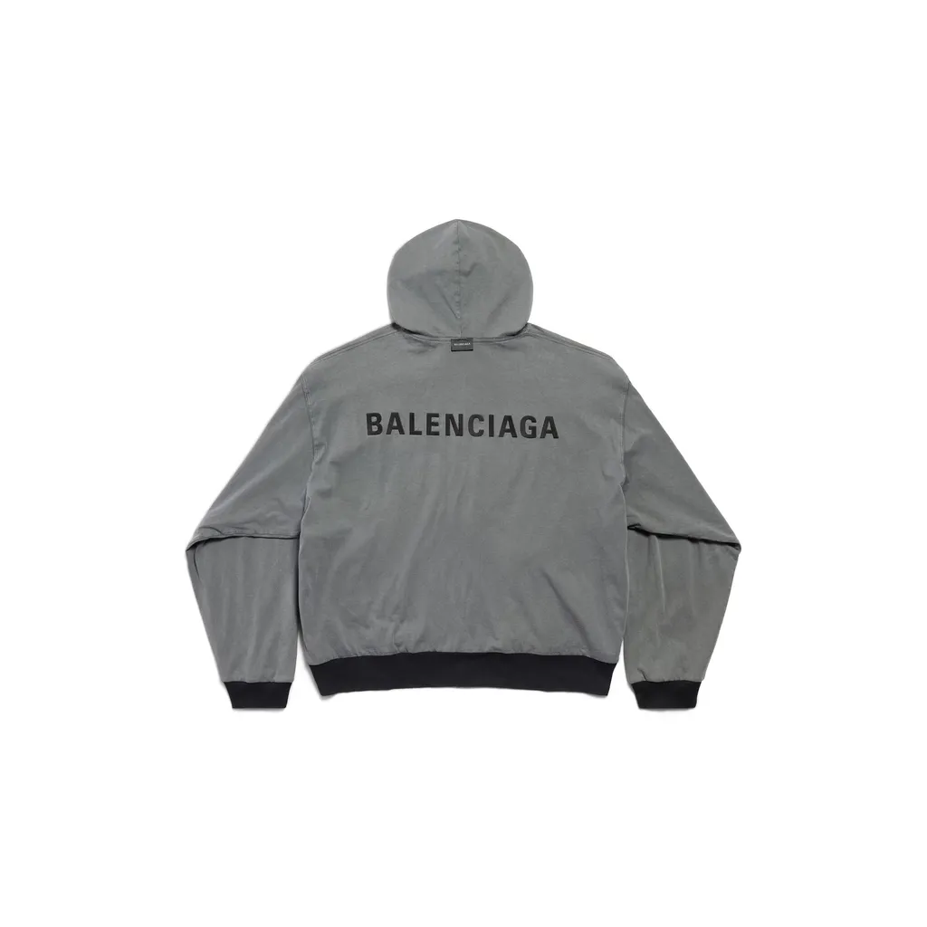 Back Reversible Zip-Up Hoodie